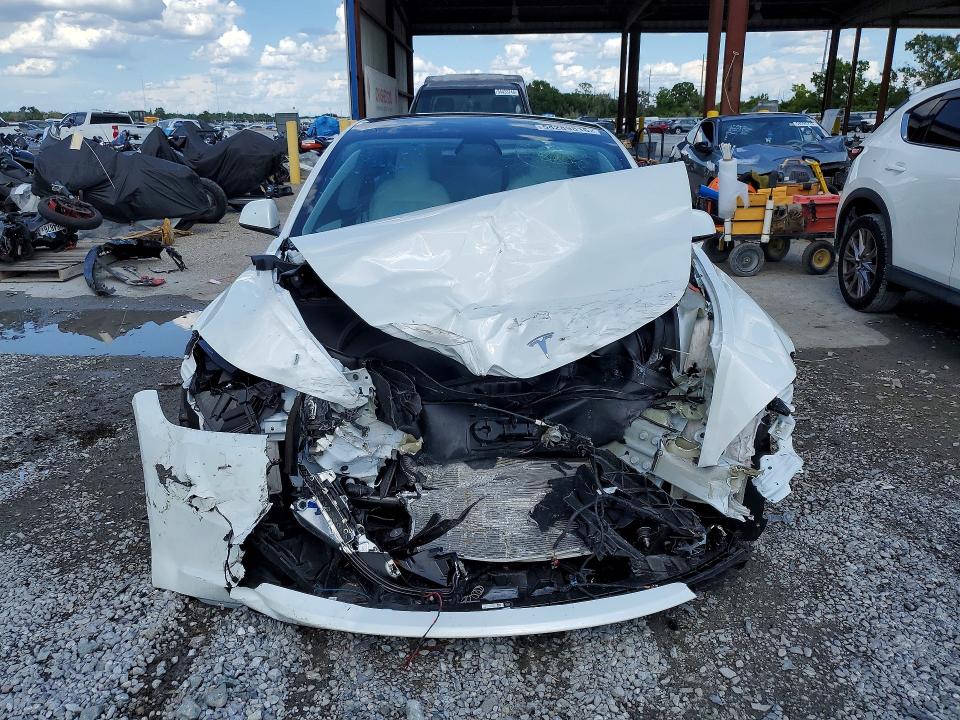 2025 Tesla Model 3 VIN 5YJ3E1EA3SF887135 COPART salvage auction — FRONT END, Fl - Certificate Of Destruction, sold $2,550 on 2026-07-10 (photo 5)