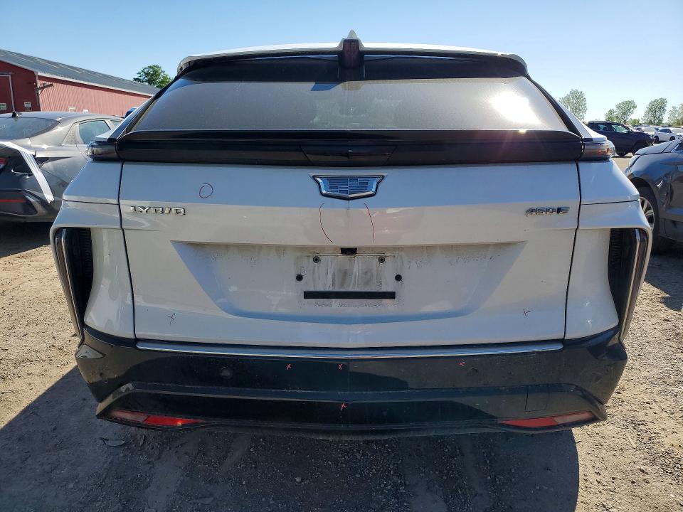 2024 Cadillac Lyriq VIN 1GYKPMRK3RZ139719 COPART salvage auction — FRONT END, On - Permit Salvage, sold $17,700 on 2026-07-14 (photo 6)