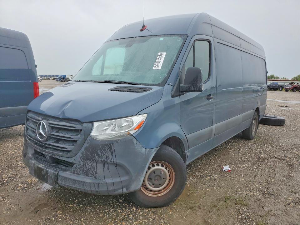 2019 Mercedes-benz Sprinter VIN WD4PF1CD0KP142074 COPART salvage auction — FRONT END, Tx - Certificate Of Title, sold $11,900 on 2026-07-29 (photo 1)