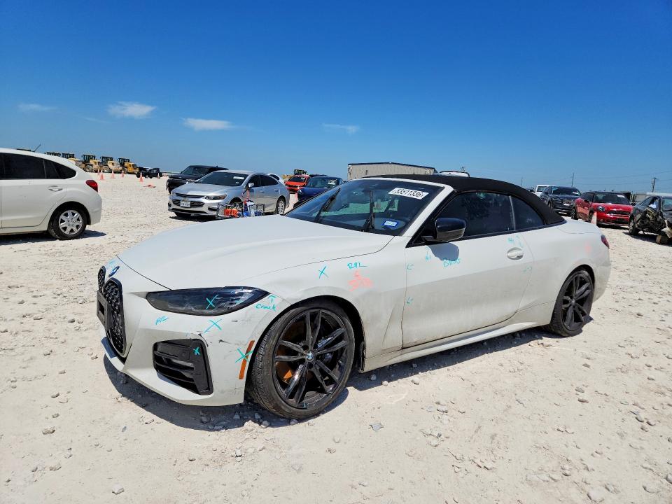 2022 BMW VIN WBA23AT09NCK47022 COPART salvage auction — FRONT END, Tx - Salvage Vehicle Title, sold $70 on 2026-07-09 (photo 1)