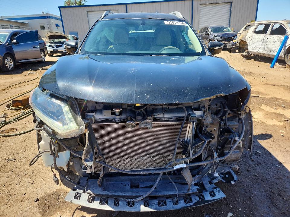 2015 Nissan Rogue VIN KNMAT2MV1FP539739 COPART salvage auction — FRONT END, NM - CERT OF TITLE-SALVAGE, sold $725 on 2026-07-20 (photo 5)
