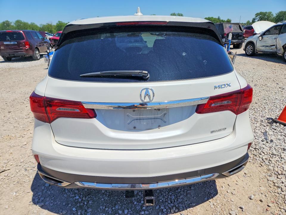 2018 Acura Mdx VIN 5J8YD4H38JL029454 COPART salvage auction — FRONT END, Oh - Cert Of Title-Salvage, sold $6,200 on 2026-07-02 (photo 6)