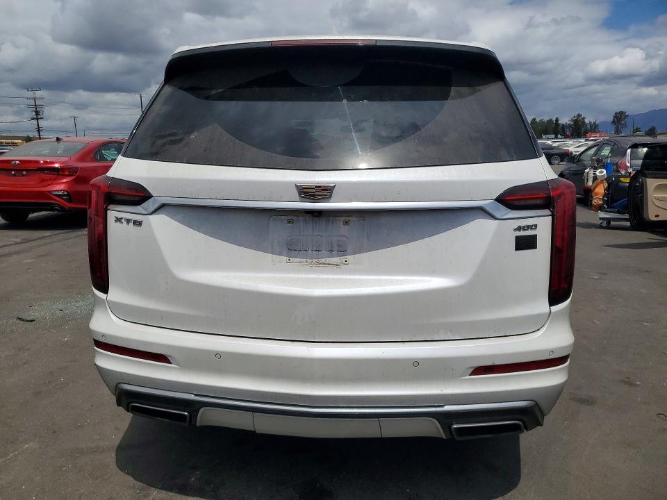 2023 Cadillac Xt6 VIN 1GYKPCRS3PZ152459 COPART salvage auction — FRONT END, Ca - Salvage Certificate, sold $6,400 on 2026-07-29 (photo 6)