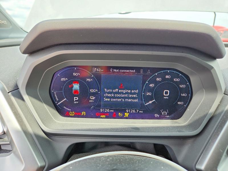 2024 Audi Q4 e-tron VIN WA1LUBFZ9RP084319 COPART salvage auction — VANDALISM, Fl - Certificate Of Destruction, sold $17,100 on 2026-07-15 (photo 9)