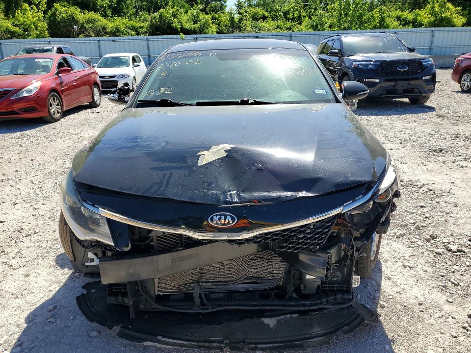 2018 Kia Optima VIN 5XXGT4L32JG225393 COPART salvage auction — FRONT END, Mo - Salvage Certificate Of Title, sold $800 on 2026-07-24 (photo 5)