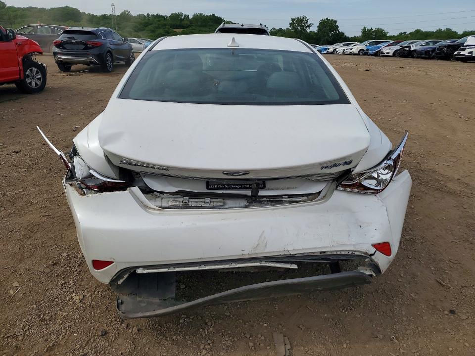 2012 Hyundai Sonata VIN KMHEC4A45CA022687 COPART salvage auction — REAR END, Il - Salvage Certificate, sold $400 on 2026-07-10 (photo 6)
