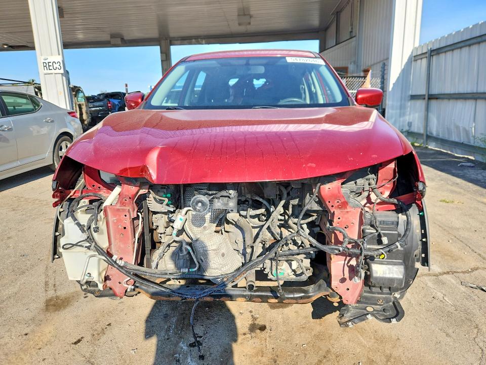 2016 Nissan Rogue VIN KNMAT2MV2GP655114 COPART salvage auction — FRONT END, Id - Salvage Certificate Of Title, sold $650 on 2026-07-27 (photo 5)