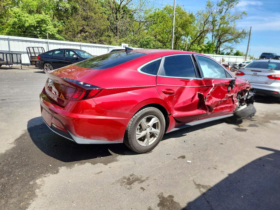 2023 Hyundai Sonata VIN KMHL24JA5PA319478 COPART salvage auction — FRONT END, Pa - Certificate Of Salvage, sold $3,700 on 2026-07-14 (photo 3)
