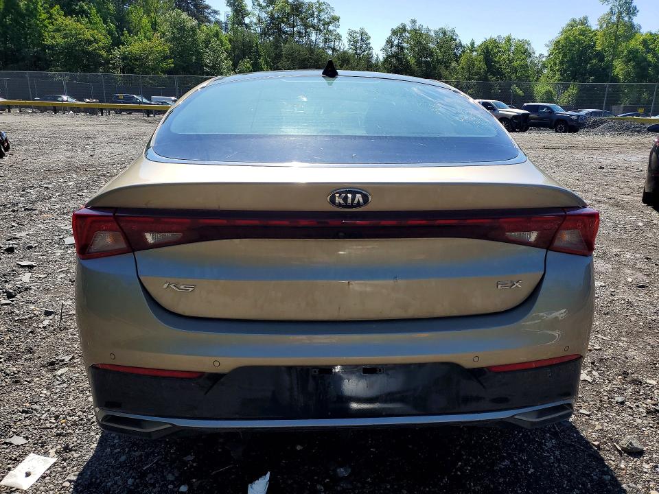 2021 Kia K5 VIN 5XXG34J29MG040692 COPART salvage auction — SIDE, Md - Cert Of Salvage > 75% Damage, sold $3,350 on 2026-07-24 (photo 6)