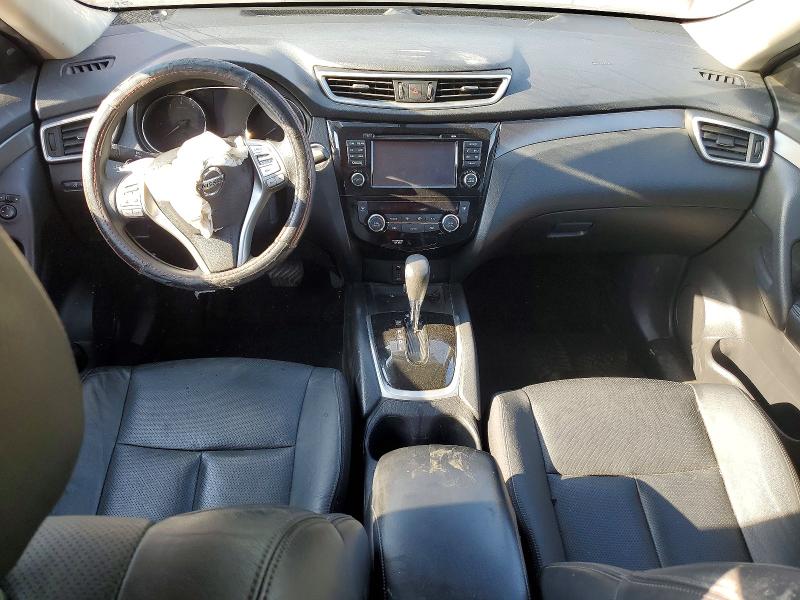2015 Nissan Rogue VIN KNMAT2MT1FP571167 COPART salvage auction — FRONT END, Nc - Salvage Certificate Of Title, sold $550 on 2026-07-09 (photo 8)