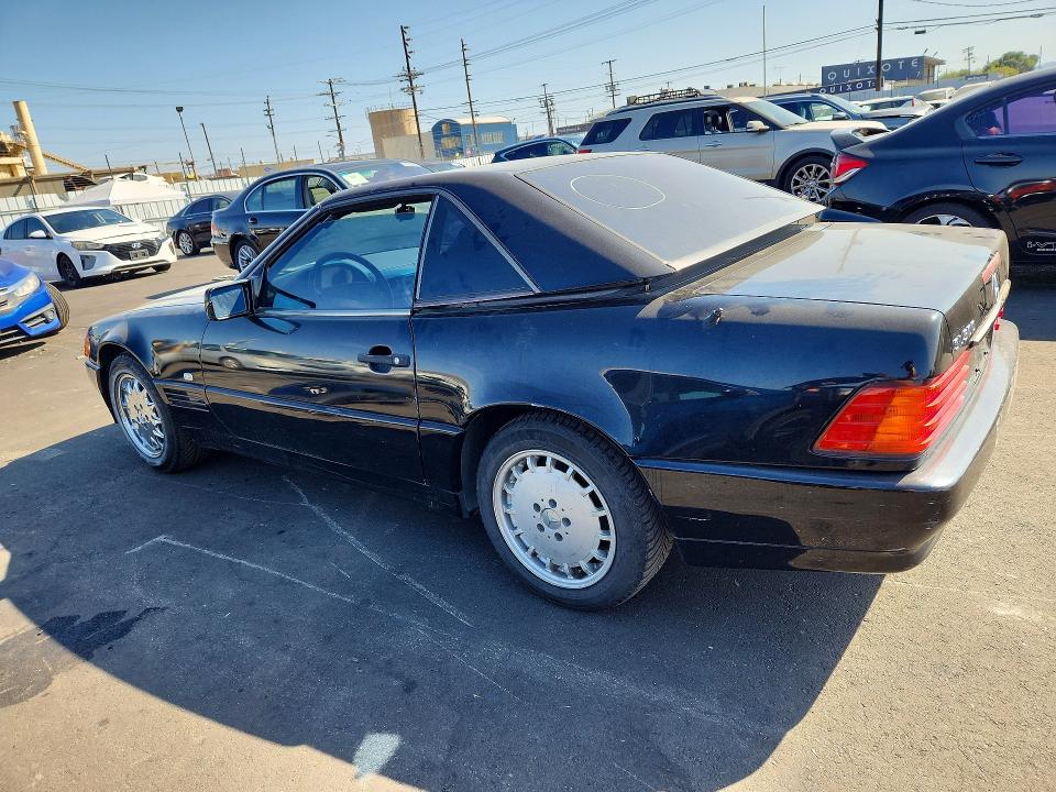 1991 Mercedes-benz Sl-klasse VIN WDBFA66E2MF018840 COPART salvage auction — FRONT END, Ca - Dis/Dlr/Exp Only Clean Title, sold $2,050 on 2026-07-06 (photo 2)