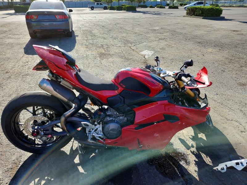 2025 Ducati Panigale VIN ZDMHAU8T9SB001276 COPART salvage auction — ALL OVER, CA - SALVAGE CERTIFICATE, sold $1,400 on 2026-07-30 (photo 1)