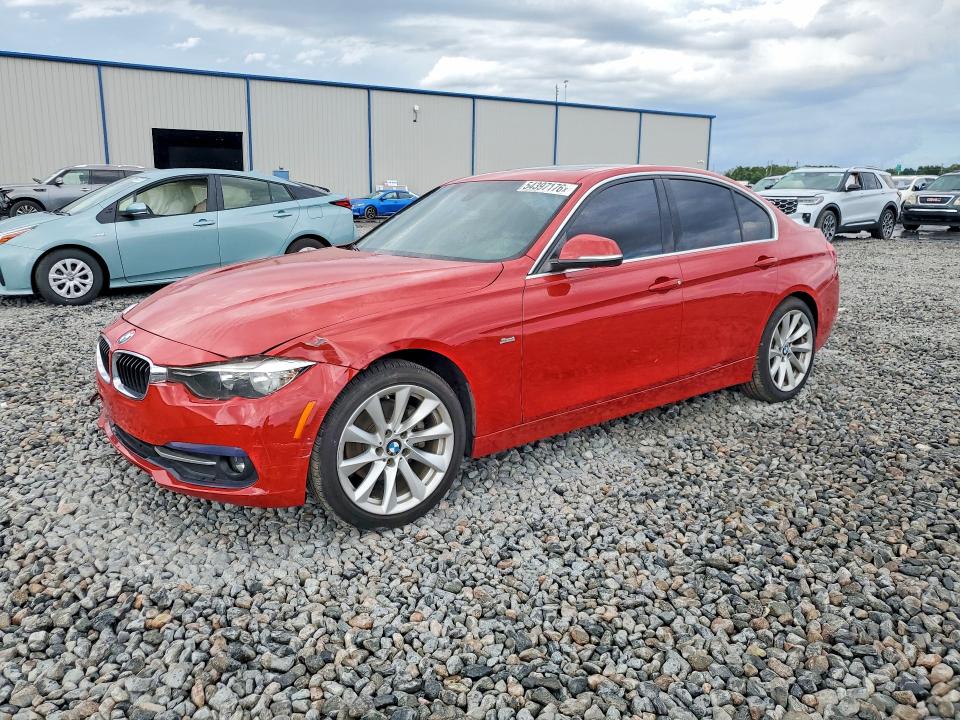 2017 BMW 3er VIN WBA8E1G37HNU16892 COPART salvage auction — FRONT END, Fl - Cert Of Title Slvg Rebuildable, sold $3,050 on 2026-07-20 (photo 1)