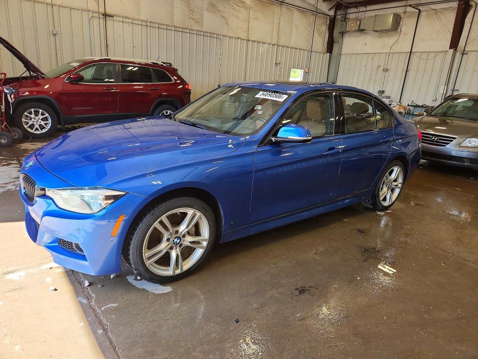 2016 BMW 3er VIN WBA8B7C57GK702616 — COPART salvage auction photo