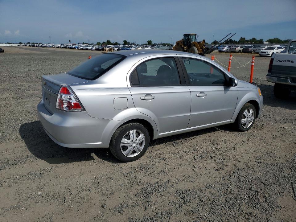 2011 Chevrolet Aveo VIN KL1TD5DE1BB152663 COPART salvage auction — FRONT END, Ca - Dis/Dlr/Exp App For Dup Clean, sold $125 on 2026-07-07 (photo 3)