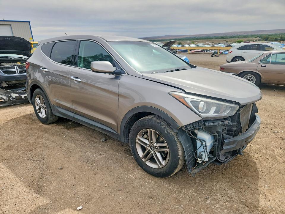 2018 Hyundai Santa fe VIN 5XYZT3LB8JG563466 COPART salvage auction — FRONT END, Nm - Cert Of Title-Salvage, sold $200 on 2026-07-30 (photo 4)