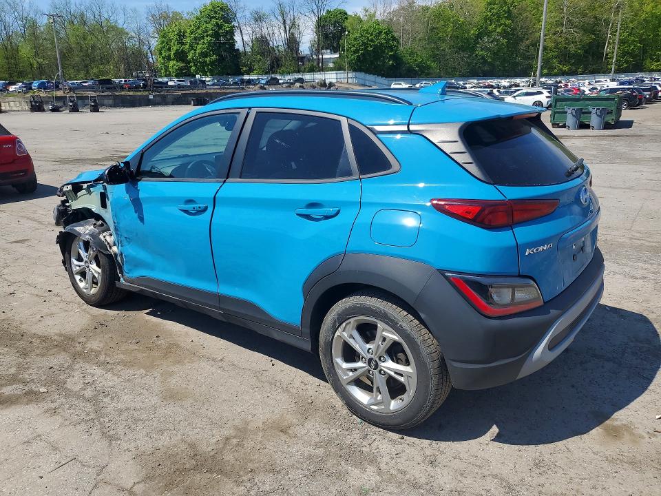 2022 Hyundai Kona VIN KM8K6CAB8NU890641 COPART salvage auction — FRONT END, Nj - Cert Of Title-Salvage, sold $2,400 on 2026-07-16 (photo 2)