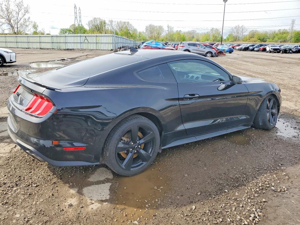 2022 Ford Mustang VIN 1FA6P8CF7N5145279 COPART salvage auction — FRONT END, Mi - Certificate Of Title, sold $18,400 on 2026-07-10 (photo 3)