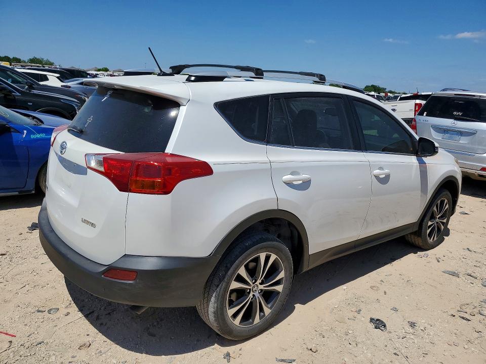 2015 Toyota VIN 2T3YFREV3FW140204 COPART salvage auction — MINOR DENT/SCRATCHES, Tx - Salvage Vehicle Title, sold $6,100 on 2026-07-09 (photo 3)