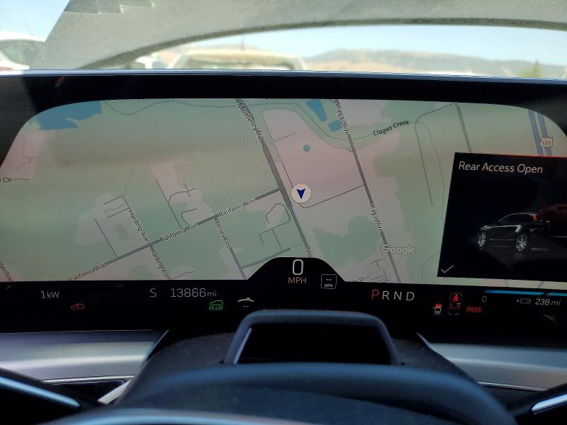 2025 Cadillac VIN 1GYKPYRLXSZ300153 COPART salvage auction — FRONT END, Ca - Salvage Certificate, sold $20,200 on 2026-07-07 (photo 9)