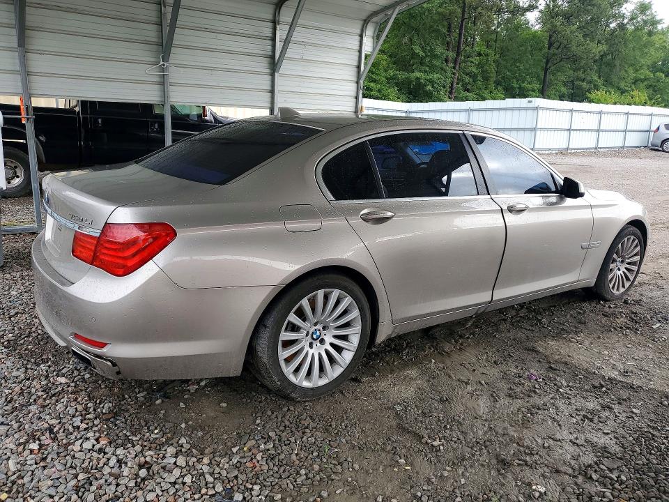 2010 BMW 7 series VIN WBAKB8C52ACY63260 COPART salvage auction — VANDALISM, Sc - Cert Of Title-Salvage, sold $350 on 2026-07-28 (photo 3)