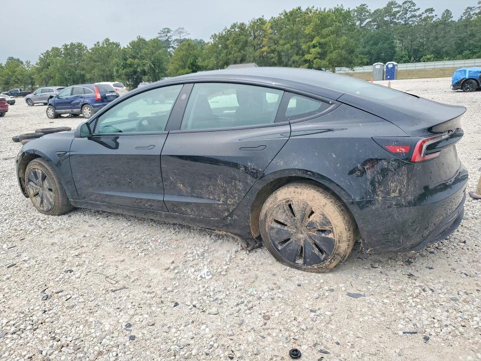 2024 Tesla Model 3 VIN 5YJ3E1EA4RF858091 COPART salvage auction — REAR END, Tx - Certificate Of Title, sold $150 on 2026-07-28 (photo 2)
