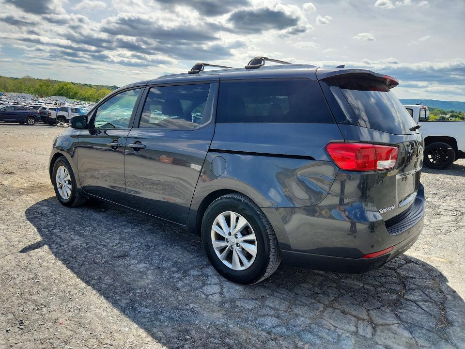 2017 Kia SEDONA VIN KNDMB5C19H6238712 COPART salvage auction — MINOR DENT/SCRATCHES, Md - Certificate Of Title, sold $875 on 2026-07-10 (photo 2)