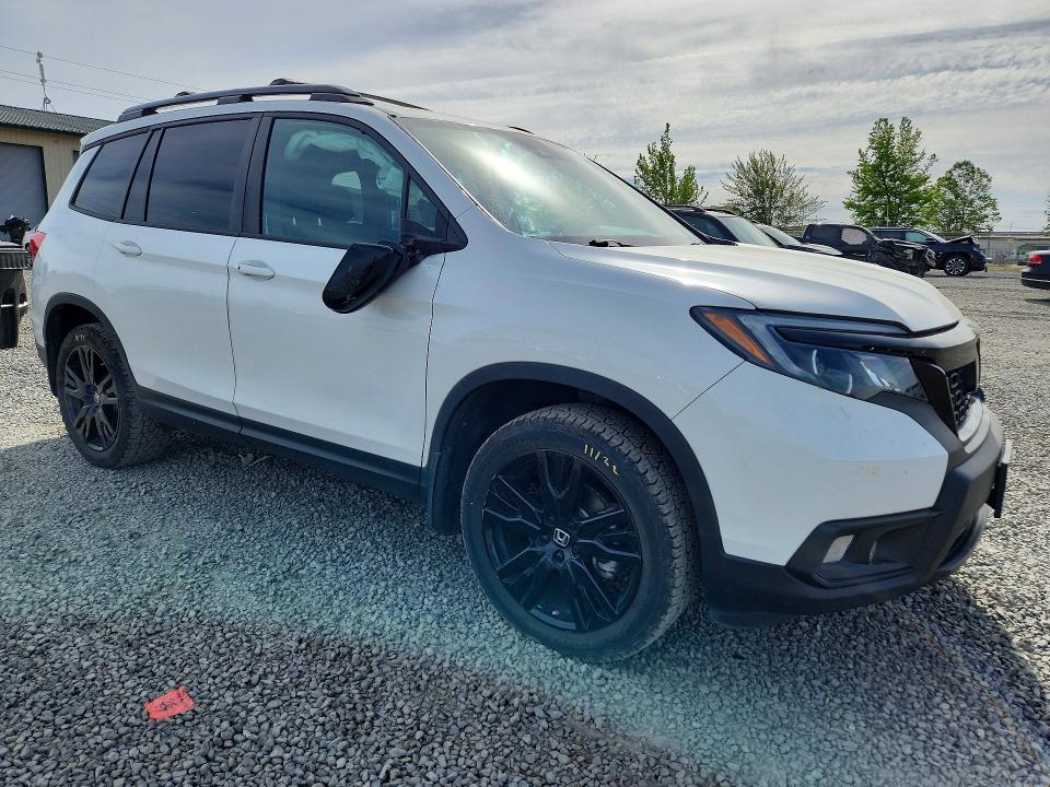 2021 Honda Passport VIN 5FNYF8H26MB030049 COPART salvage auction — FRONT END, Or - Salvage Title Certificate, sold $9,300 on 2026-07-14 (photo 4)