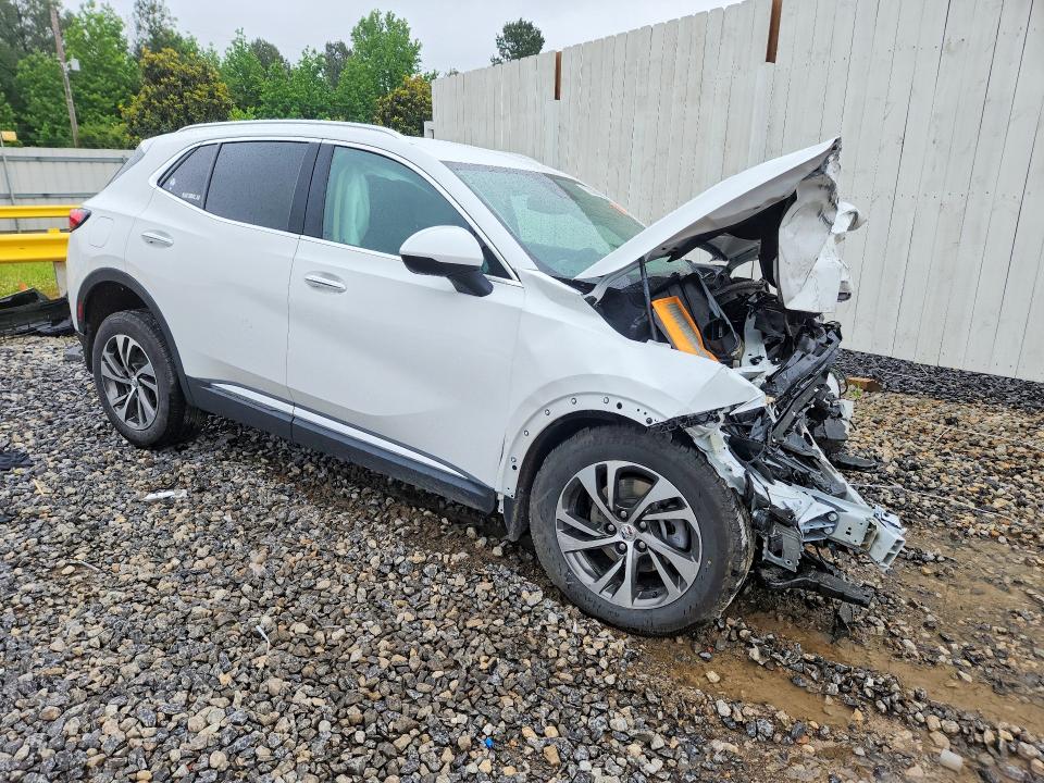 2023 Buick Envision VIN LRBFZNR40PD026957 COPART salvage auction — FRONT END, Tn - Salvage Certificate, sold $525 on 2026-07-02 (photo 4)
