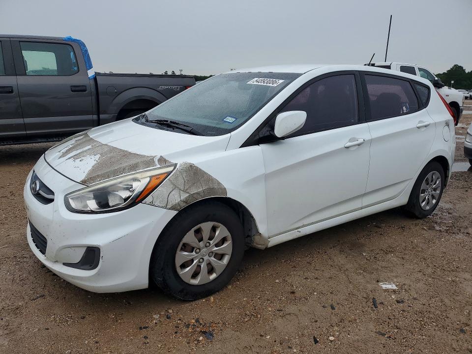 2015 Hyundai Accent VIN KMHCT5AE1FU211832 COPART salvage auction — FRONT END, Tx - Certificate Of Title, sold $675 on 2026-07-22 (photo 1)