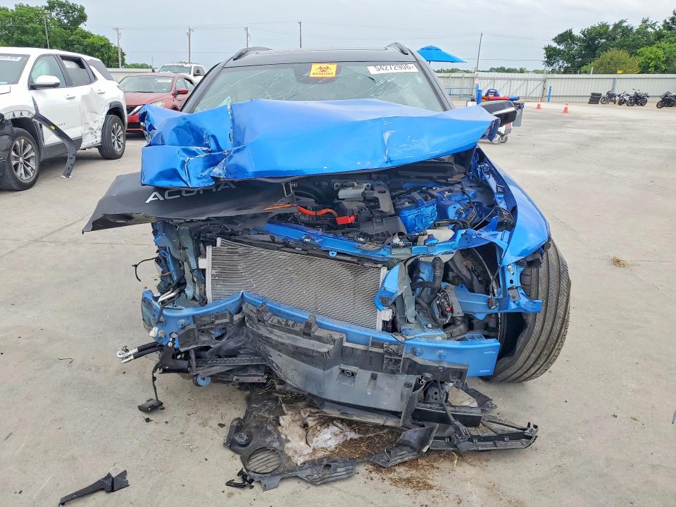 2024 Acura Zdx VIN 4W5XHPRL9RZ500537 COPART salvage auction — FRONT END, Tx - Salvage Vehicle Title, sold $3,750 on 2026-07-02 (photo 5)