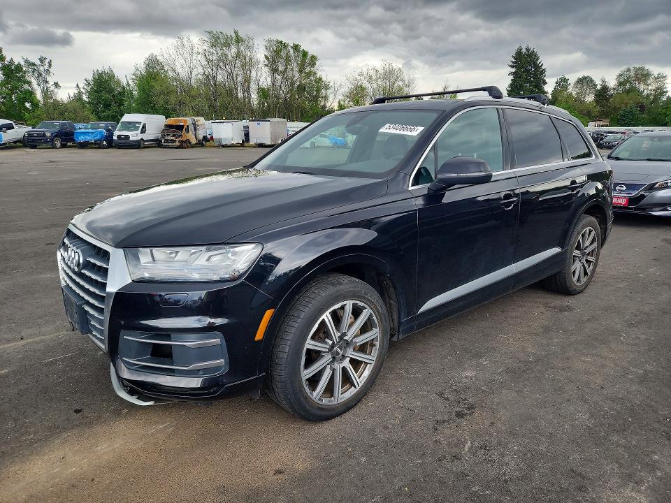 2017 Audi Q7 VIN WA1LAAF74HD027298 COPART salvage auction — FRONT END, Or - Salvage Title Certificate, sold $5,900 on 2026-07-27 (photo 1)