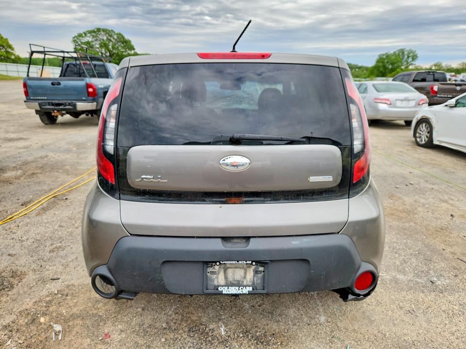 2014 Kia Soul VIN KNDJP3A58E7014464 COPART salvage auction — FRONT END, Ia - Cert Of Title-Salvage Title, sold $450 on 2026-07-14 (photo 6)