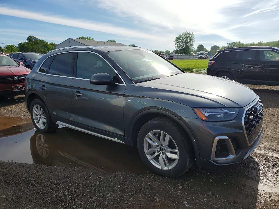 2022 Audi Q5 VIN WA1GAAFY1N2068912 COPART salvage auction — HAIL, Oh - Cert Of Title-Salvage, sold $14,600 on 2026-07-20 (photo 4)