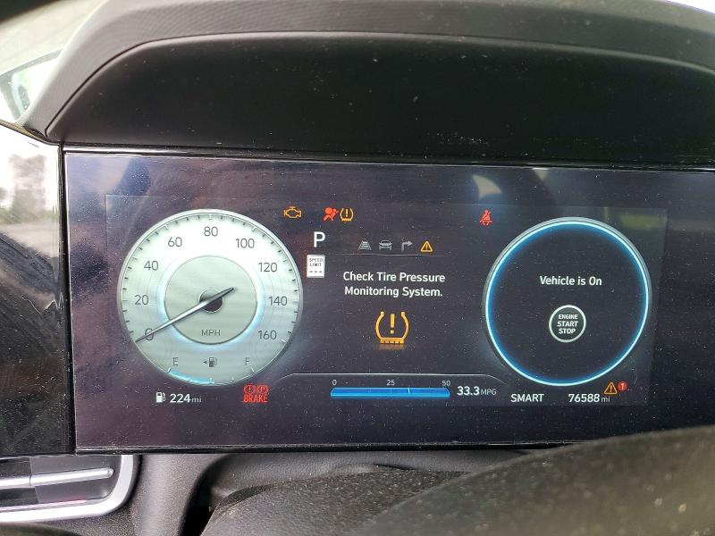 2024 Hyundai Elantra VIN KMHLM4DG8RU726447 COPART salvage auction — FRONT END, GA - CERT OF TITLE-SALVAGE, sold $4,350 on 2026-07-30 (photo 9)