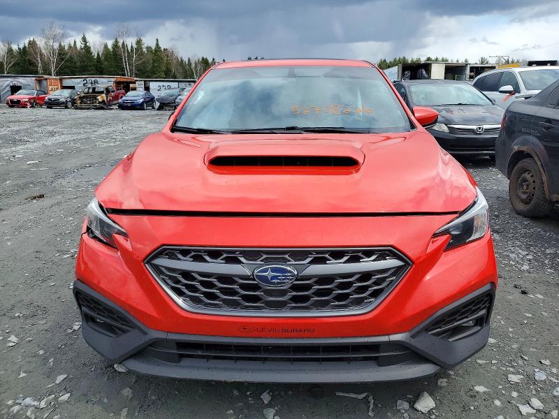 2022 Subaru Wrx VIN JF1VBAF65N9008427 COPART salvage auction — SIDE, QC - GRAVEMENT ACCIDENTE, sold $7,200 on 2026-09-01 (photo 5)