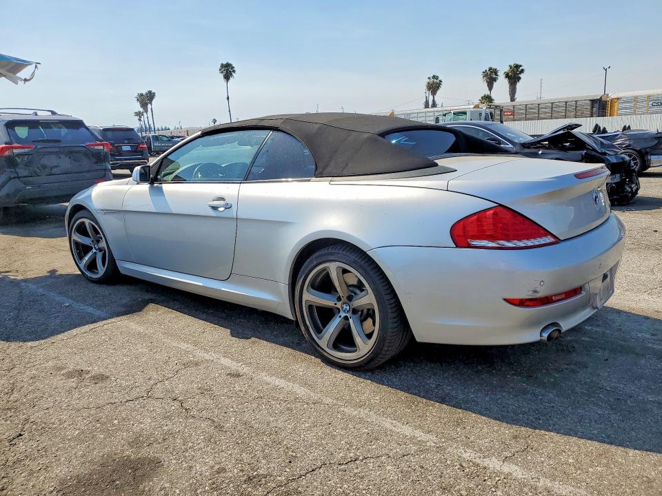 2008 BMW 6 series VIN WBAEB53548CX60072 COPART salvage auction — SIDE, Ca - Salvage Certificate, sold $2,100 on 2026-07-28 (photo 2)