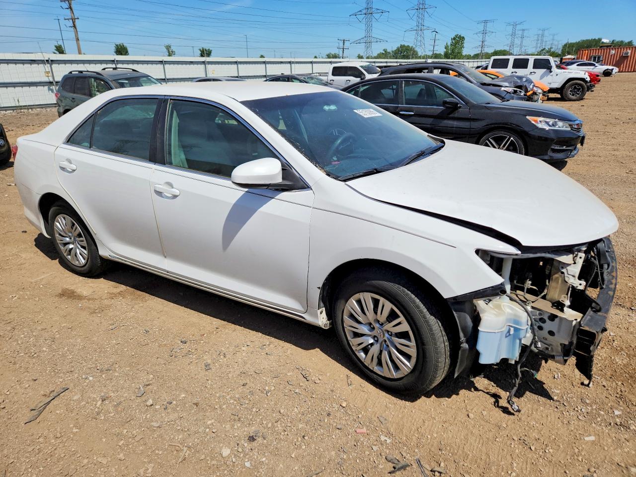 2014 Toyota Camry VIN 4T4BF1FK0ER420087 COPART salvage auction — Front End, IL - SALVAGE CERTIFICATE, sold $1,550 on 2026-07-02 (photo 4)