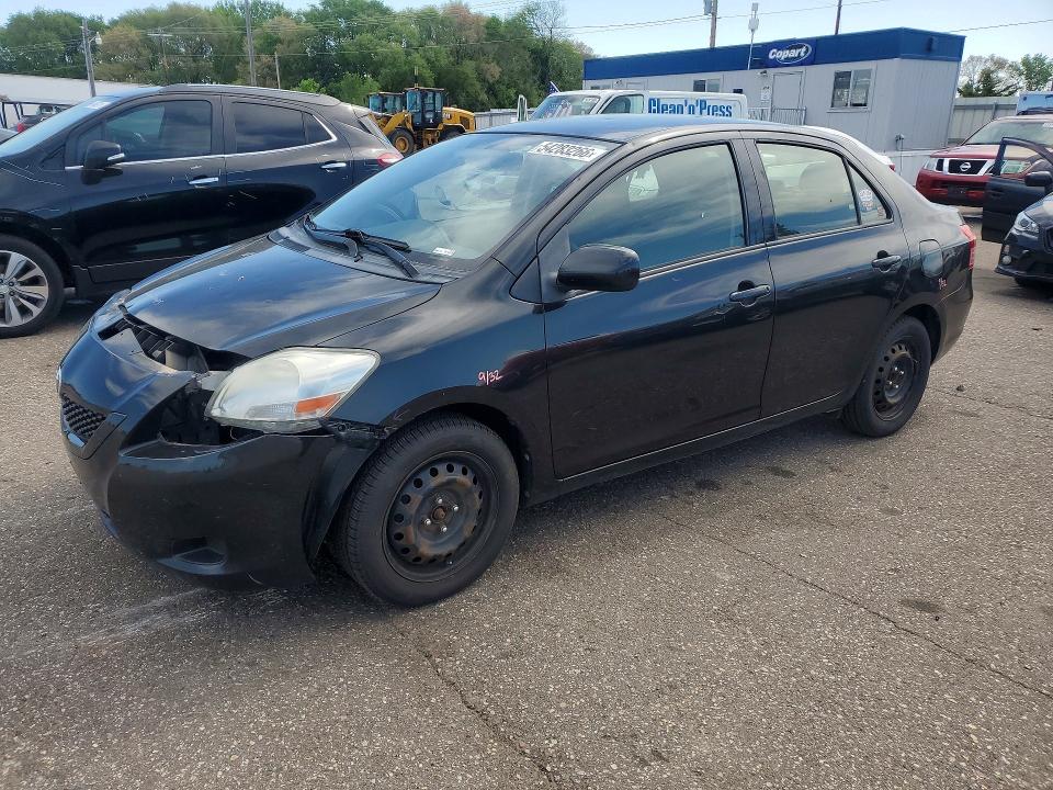 2012 Toyota Yaris VIN JTDBT4K36C1418124 COPART salvage auction — FRONT END, Mn - Cert Of Title-Prior Salvage, sold $275 on 2026-07-02 (photo 1)