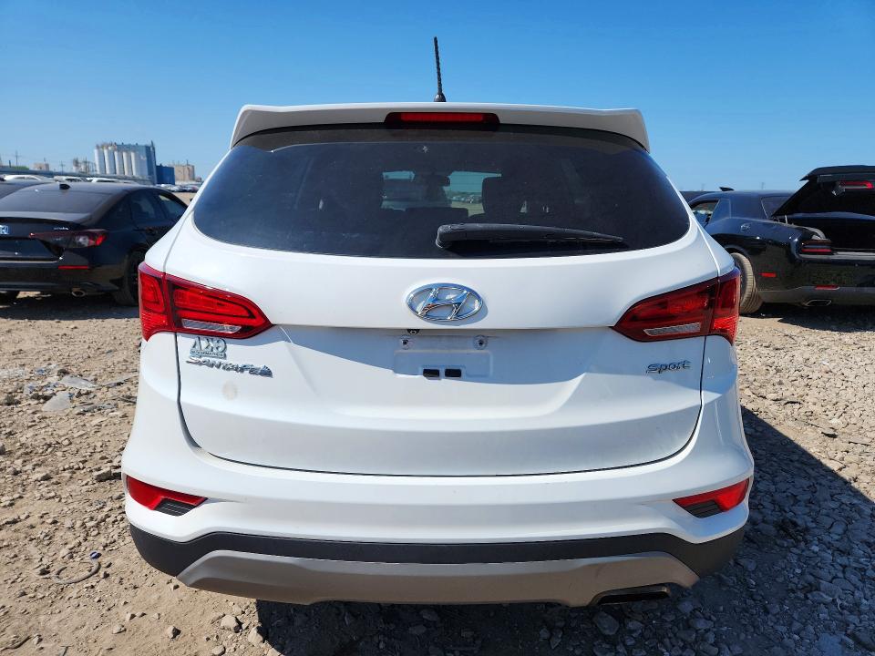 2018 Hyundai Santa fe VIN 5XYZT3LB5JG553221 COPART salvage auction — NORMAL WEAR, Mt - Certificate Of Title, sold $1,550 on 2026-07-29 (photo 6)