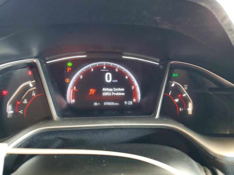 2020 Honda Civic VIN 2HGFC4B89LH304795 COPART salvage auction — FRONT END, Fl - Cert Of Title Slvg Rebuildable, sold $2,700 on 2026-07-27 (photo 9)