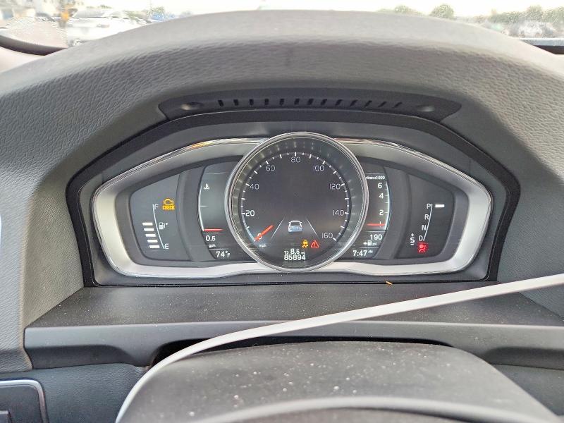 2016 Volvo S60 VIN LYV402FM3GB088630 COPART salvage auction — FRONT END, Tx - Salvage Vehicle Title, sold $1,150 on 2026-07-09 (photo 9)