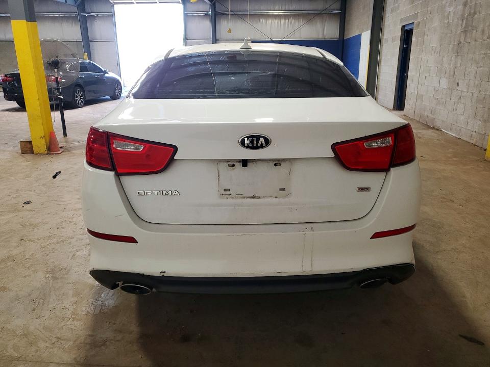 2015 Kia Optima VIN 5XXGM4A70FG507008 COPART salvage auction — FRONT END, De - Salvage Certificate, sold $15 on 2026-07-29 (photo 6)