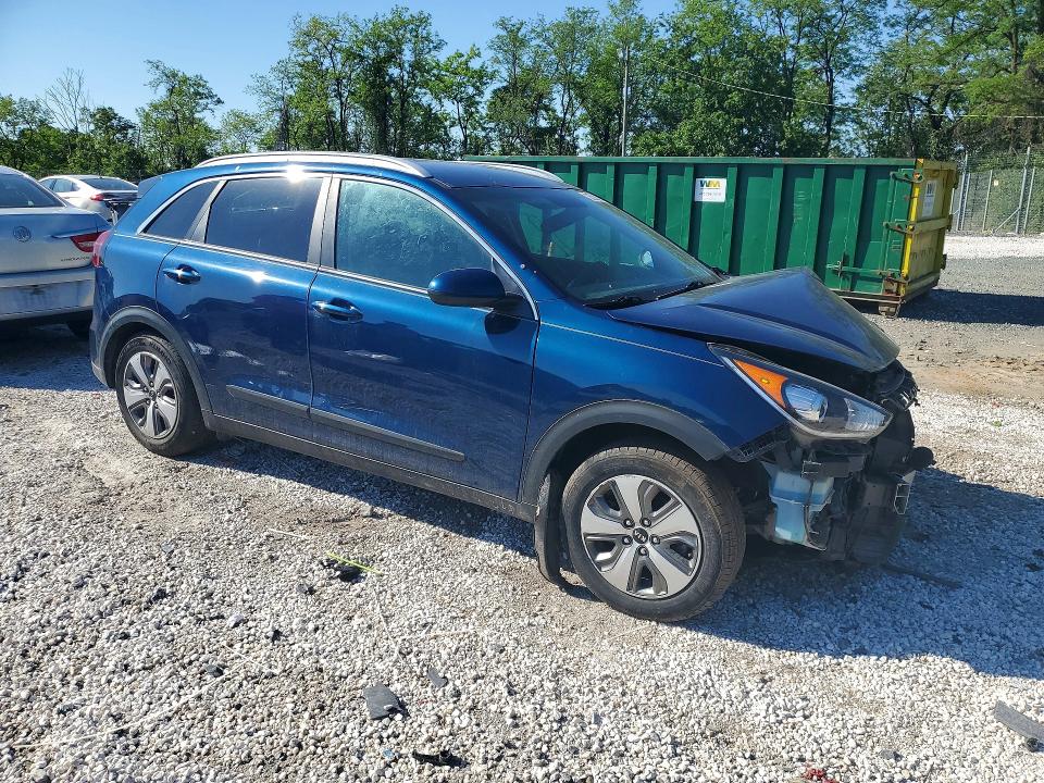 2019 Kia Niro VIN KNDCB3LC8K5261641 COPART salvage auction — FRONT END, Id - Salvage Certificate Of Title, sold $1,200 on 2026-07-16 (photo 4)