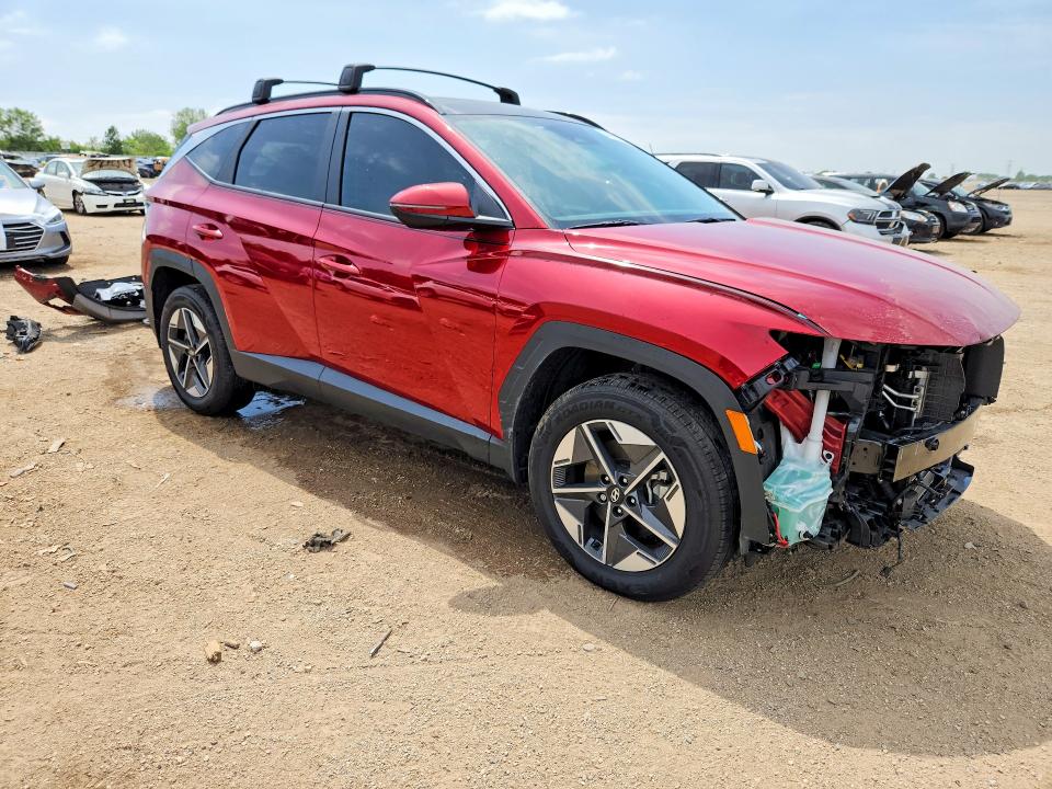2025 Hyundai Tucson VIN KM8JCDD10SU295131 COPART salvage auction — FRONT END, Il - Salvage Certificate, sold $11,500 on 2026-07-21 (photo 4)