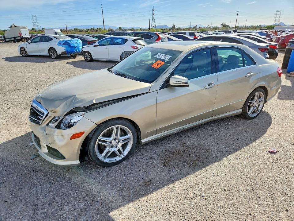 2011 Mercedes-benz E-class VIN WDDHF5GBXBA433172 COPART salvage auction — FRONT END, Az - Cert Of Title - Salvage, sold $700 on 2026-07-31 (photo 1)