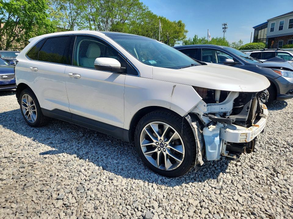 2016 Ford Edge VIN 2FMPK4K90GBB55003 COPART salvage auction — FRONT END, Ma - Cert Of Title-Reconstrctd Coll, sold $1,750 on 2026-07-06 (photo 4)