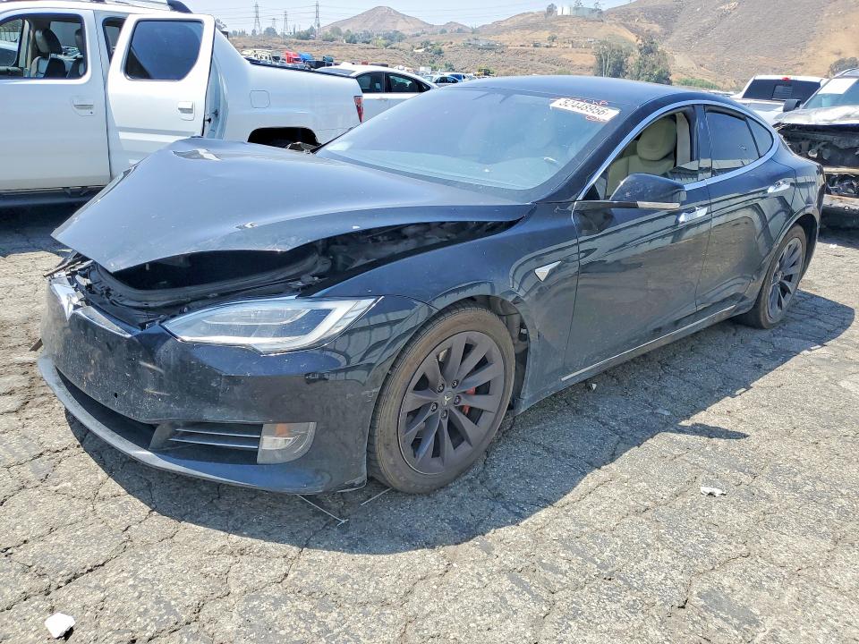 2018 Tesla Model s VIN 5YJSA1E20JF260357 COPART salvage auction — FRONT END, CA - SALVAGE CERTIFICATE, sold $2,200 on 2026-07-09 (photo 1)