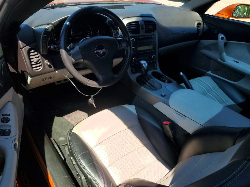 2007 Chevrolet Corvette VIN 1G1YY26UX75104924 COPART salvage auction — WATER/FLOOD, Ny - Mv907A-Parts Only, sold $15,400 on 2026-07-20 (photo 8)