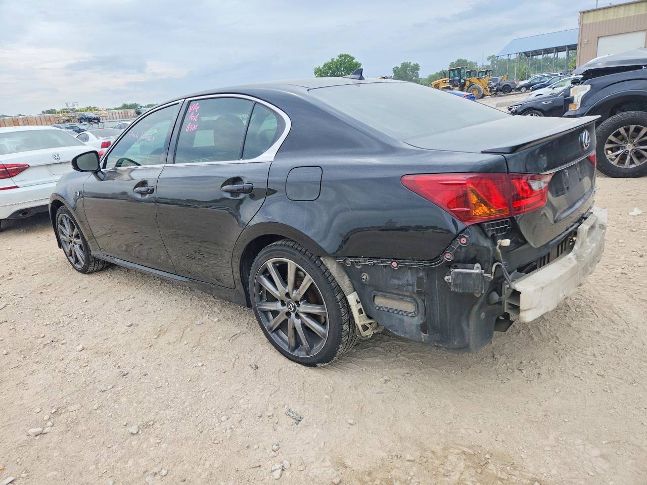 2014 Lexus GS 350 VIN JTHCE1BLXE5023726 COPART salvage auction — Side, MO - SALVAGE CERTIFICATE OF TITLE, sold $1,400 on 2026-07-09 (photo 2)